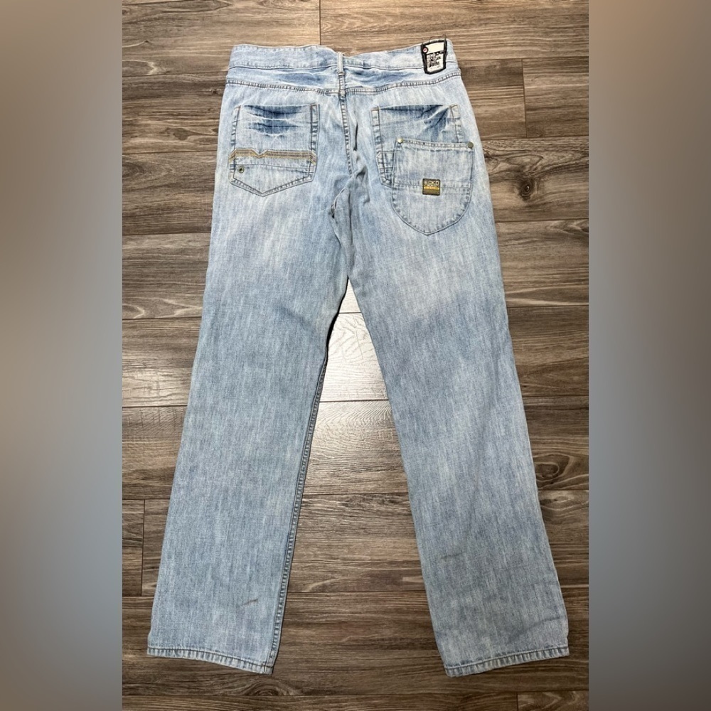Ecko Unlimited men’s Defined by Design vintage acid wash Y2K denim jeans. 36T
